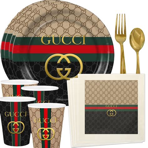 gucci dinner party|Gucci party accessories.